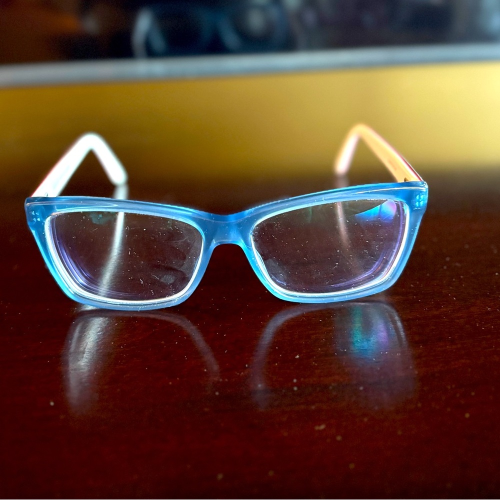 2 pairs Gucci Eyeglasses- Blue and Red